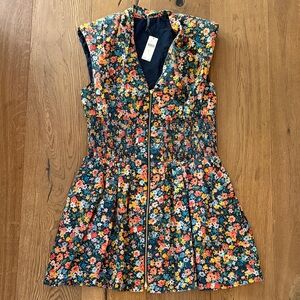 Anthropologie Floral Zip-Up Dress